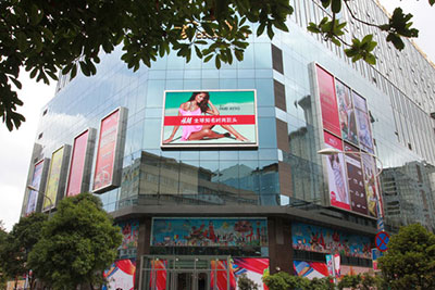 昆明市金鷹購物中心LED顯示屏項目