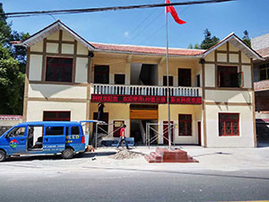 貴州習(xí)水縣大坡鄉(xiāng)鎮(zhèn)各村委會戶外單紅P10顯示屏